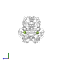 PHOSPHATE ION in PDB entry 7r7m, assembly 1, side view.