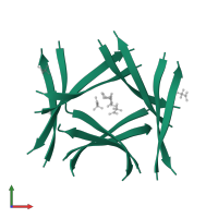 Alpha-crystallin B chain in PDB entry 7roj, assembly 1, front view.