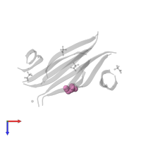 GLYCEROL in PDB entry 7roj, assembly 1, top view.