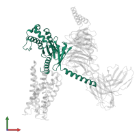 Gs-mini-Gq chimera in PDB entry 7s8p, assembly 1, front view.