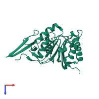 rRNA 2'-O-methyltransferase fibrillarin in PDB entry 7se8, assembly 2, top view.