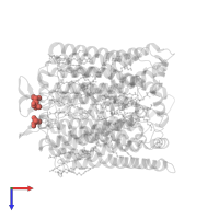 Modified residue AYA in PDB entry 7sfj, assembly 1, top view.