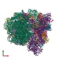 PDB entry 7st7 coloured by chain, front view.