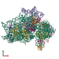 PDB entry 7syl coloured by chain, front view.