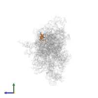 Eukaryotic translation initiation factor 1A, X-chromosomal in PDB entry 7sys, assembly 1, side view.