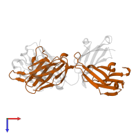 S25-39 Fab light chain in PDB entry 7t0f, assembly 1, top view.