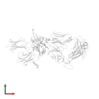 Pneumolysin in PDB entry 7t2d, assembly 1, front view.