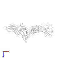 Pneumolysin in PDB entry 7t2d, assembly 1, top view.