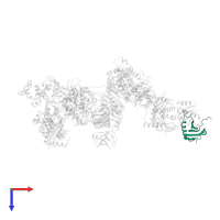 Ragulator complex protein LAMTOR4 in PDB entry 7t3a, assembly 1, top view.