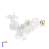 Ragulator complex protein LAMTOR4 in PDB entry 7t3c, assembly 1, top view.