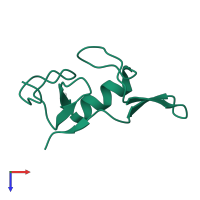 Peroxisome assembly protein 12 in PDB entry 7t9x, assembly 1, top view.