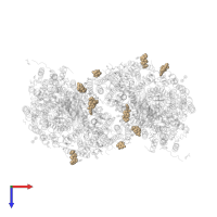 CHOLIC ACID in PDB entry 7tie, assembly 1, top view.
