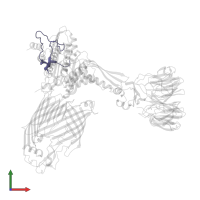 Outer membrane protein assembly factor BamC in PDB entry 7tt3, assembly 1, front view.