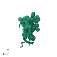 Lasiocepsin in PDB entry 7tv8, assembly 1, side view.