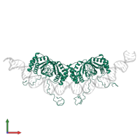 Epstein-Barr nuclear antigen 1 in PDB entry 7u1t, assembly 1, front view.