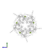 aminomethanesulfonic acid in PDB entry 7u2o, assembly 1, side view.