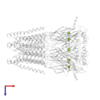 aminomethanesulfonic acid in PDB entry 7u2o, assembly 1, top view.