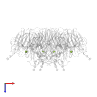 ZANAMIVIR in PDB entry 7u4g, assembly 1, top view.