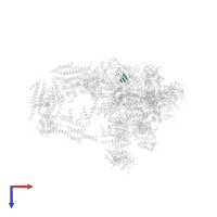 Transcription initiation factor IIB in PDB entry 7ui9, assembly 1, top view.