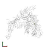 DNA-directed RNA polymerases I, II, and III subunit RPABC4 in PDB entry 7ui9, assembly 1, front view.