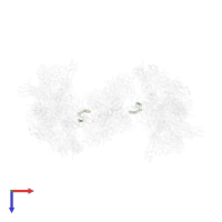 Mediator of RNA polymerase II transcription subunit 9 in PDB entry 7uio, assembly 1, top view.