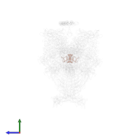 DNA-directed RNA polymerases I, II, and III subunit RPABC3 in PDB entry 7uio, assembly 1, side view.