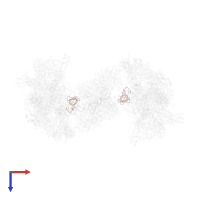 DNA-directed RNA polymerases I, II, and III subunit RPABC3 in PDB entry 7uio, assembly 1, top view.
