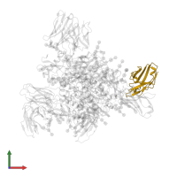 8.9F light chain (variable domain) in PDB entry 7uot, assembly 1, front view.