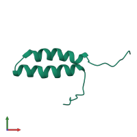 Cupin type-1 domain-containing protein in PDB entry 7uv2, assembly 1, front view.