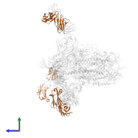 0722 L in PDB entry 7v5k, assembly 1, side view.