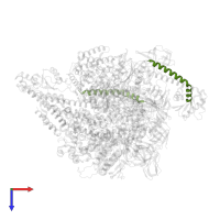 V-type ATP synthase, subunit (VAPC-THERM) in PDB entry 7vai, assembly 1, top view.