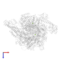 MAGNESIUM ION in PDB entry 7vaw, assembly 1, top view.