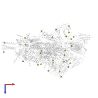 2-acetamido-2-deoxy-beta-D-glucopyranose in PDB entry 7vq0, assembly 1, top view.