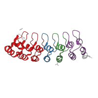 The deposited structure of PDB entry 7vxw contains 4 copies of Pfam domain PF12796 (Ankyrin repeats (3 copies)) in 26S proteasome non-ATPase regulatory subunit 10. Showing 4 copies in chain A.