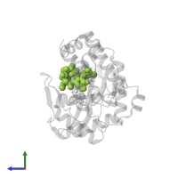 ERYTHROMYCIN A in PDB entry 7w15, assembly 1, side view.