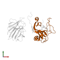 MLL cleavage product C180 in PDB entry 7w6j, assembly 1, front view.