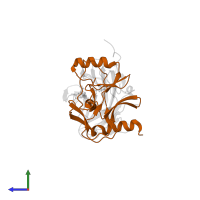 MLL cleavage product C180 in PDB entry 7w6j, assembly 1, side view.