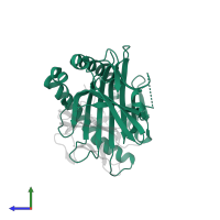 Ig-like domain-containing protein in PDB entry 7wbg, assembly 1, side view.