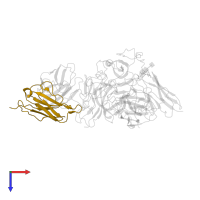 36H6 light chain in PDB entry 7wp6, assembly 1, top view.