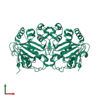 Dioxygenase andA in PDB entry 7wpy, assembly 1, front view.