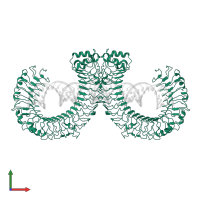 Toll-like receptor 3 in PDB entry 7wve, assembly 1, front view.