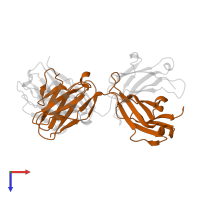 Light chain of SIA28 in PDB entry 7wvi, assembly 1, top view.