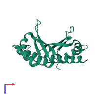 Insulin-like growth factor 2 mRNA-binding protein 1 in PDB entry 7ww3, assembly 1, top view.