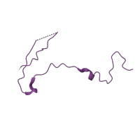 The deposited structure of PDB entry 7x2w contains 1 copy of Pfam domain PF02226 (Picornavirus coat protein (VP4)) in Capsid protein VP4. Showing 1 copy in chain F [auth D].