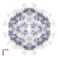 VP3 in PDB entry 7x3e, assembly 1, top view.