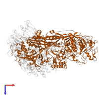 RAMP superfamily protein in PDB entry 7x8a, assembly 1, top view.
