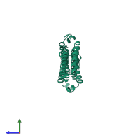 SrfA protein in PDB entry 7xnj, assembly 1, side view.