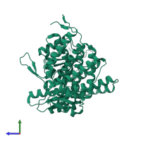 Chaperonin GroEL in PDB entry 7xop, assembly 1, side view.