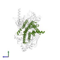 Endoglucanase H in PDB entry 7xp6, assembly 1, side view.