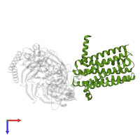 Endoglucanase H in PDB entry 7xp6, assembly 1, top view.